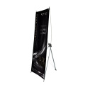 Widely Used x banner stand grey for Indoor Using Advertising x Banner Stand